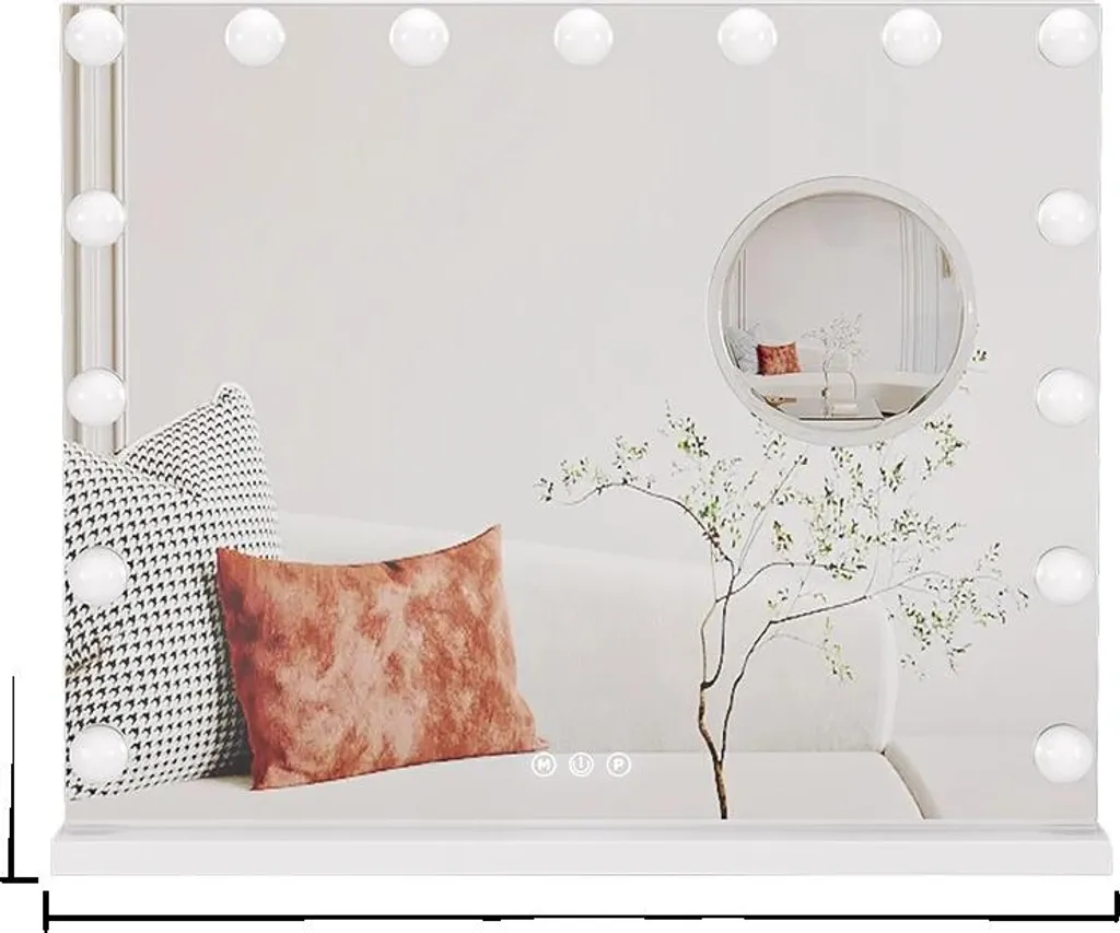 Miroir maquillage LED grossissant 3x : fini les zones d'ombre au visage