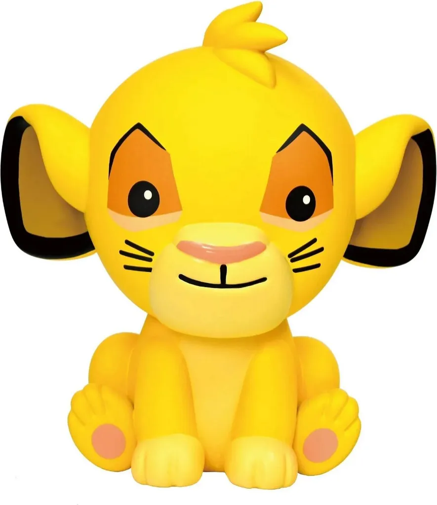 Tirelire Simba Roi Lion Incassable en PVC - Alternative Durable Céramique