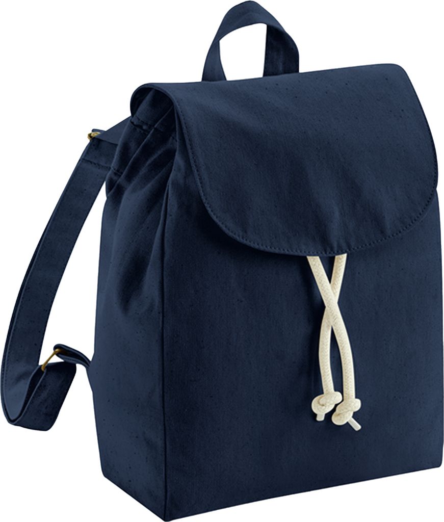 Westford Mill - Rucksack "EarthAware", Mini, Baumwolle aus biologischem Anbau RW8546 (Einheitsgröße) (Dunkelblau)
