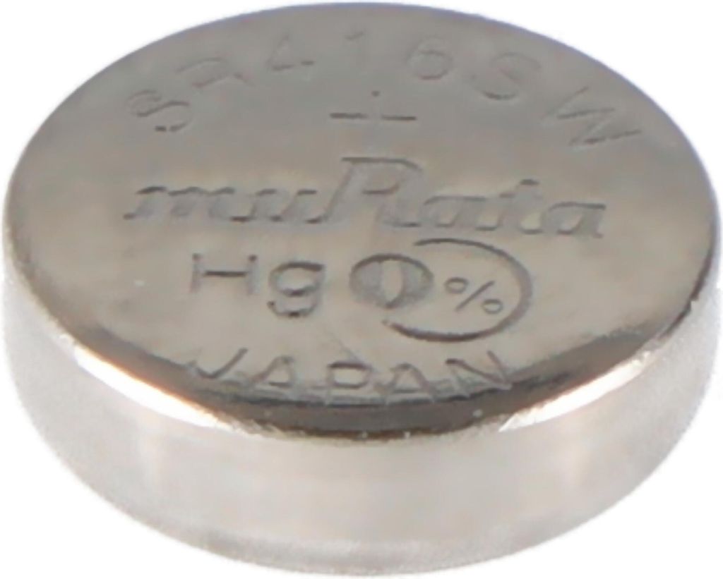 1 Stück Murata 337, Varta V337, SR416SW Knopfzelle für Uhren, 1,55V, Sony 337