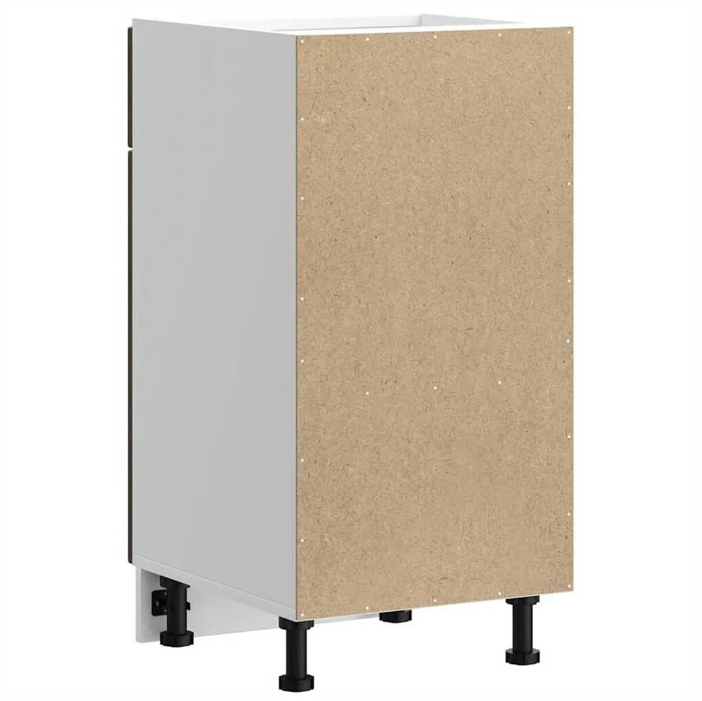 Mobile Basso Cucina SYFAX Rovere Marrone | Design Porto Multistrato - 6
