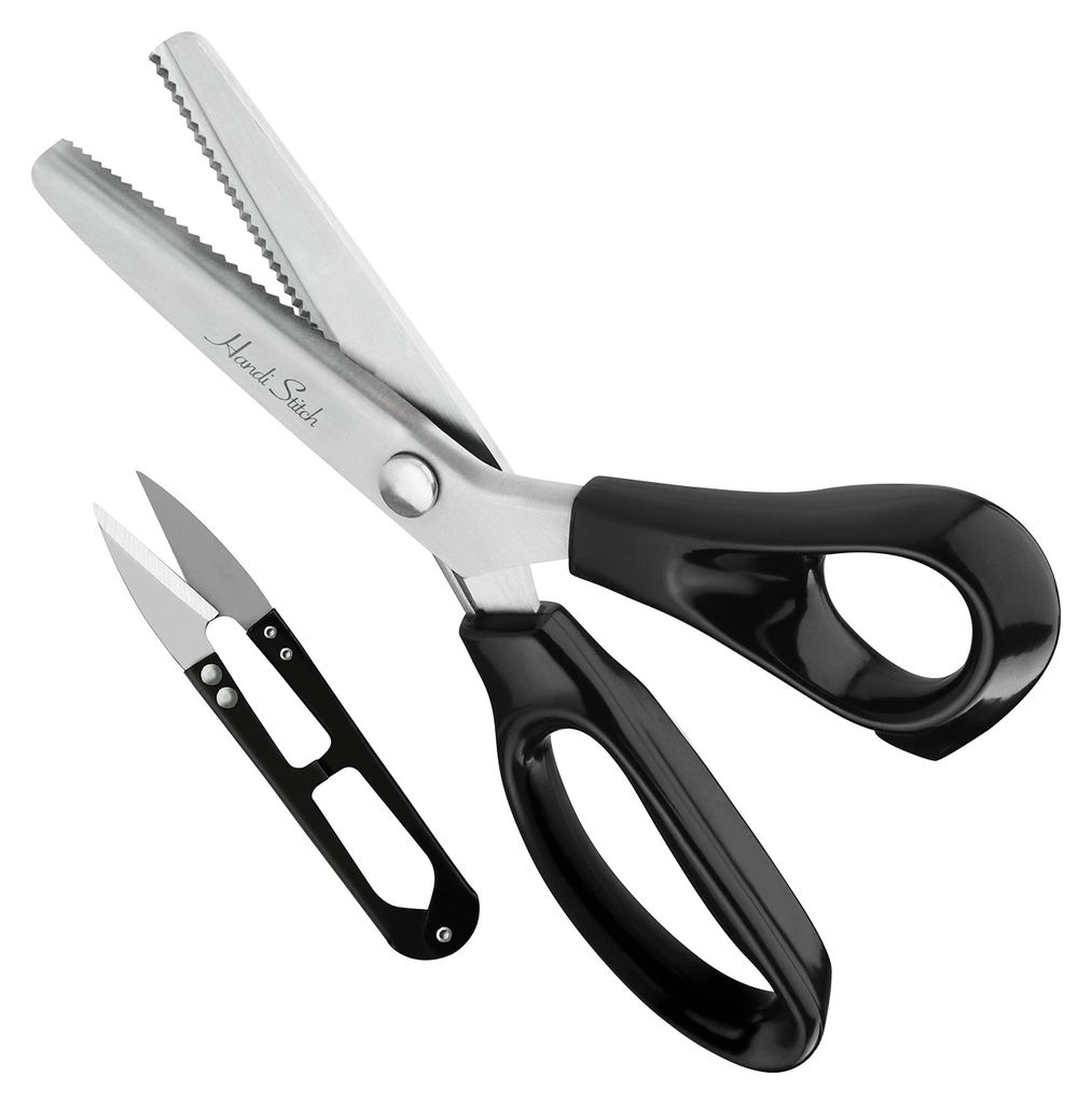 Handi Stitch Zackenschere Stoff mit Fadenschneider – 23cm Produktbild 