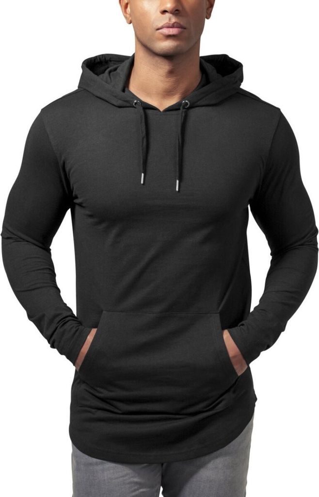 Urban Classics - JERSEY Hoody schwarz - S