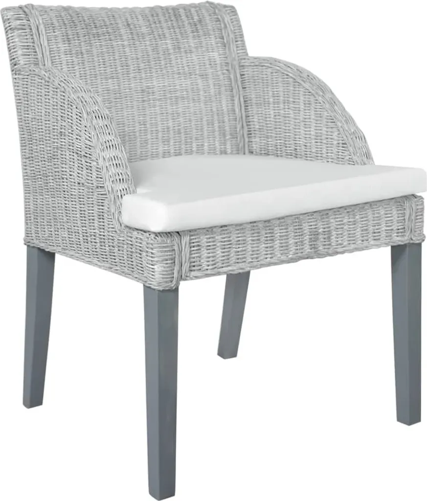 Offerta Sedia Rattan Naturale Grigio The Living Store - Prezzo Top