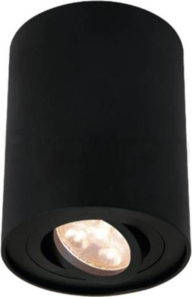 Deckenleuchte SPOTLIGHT maxi | schwenkbar | rund | GU10 schwarz