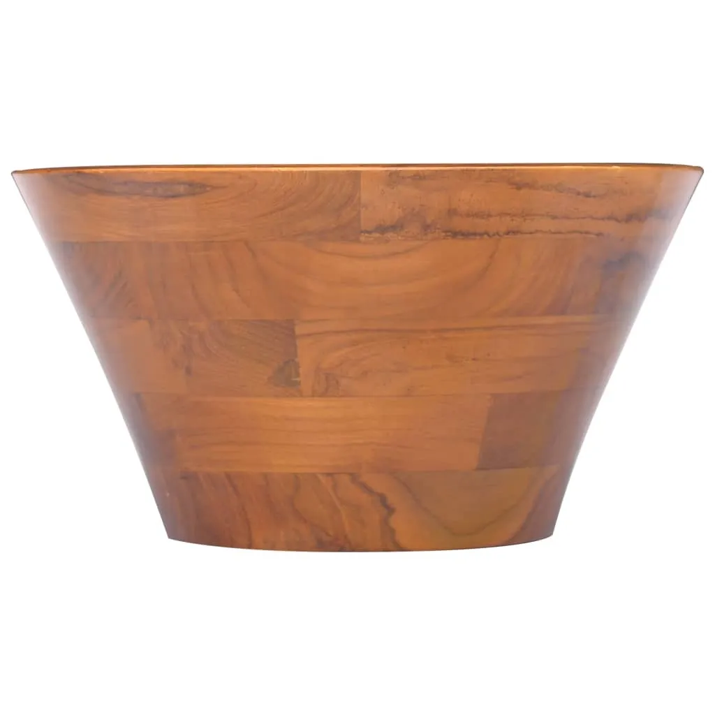 Lavabo Appoggio Teak 40cm vidaXL | Design Moderno Bagno Legno