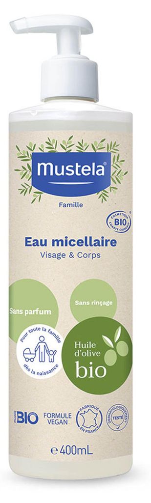 Mustela Acqua Micellare Bio, Olio di Oliva e Aloe Vera, Immagine del prodotto 
