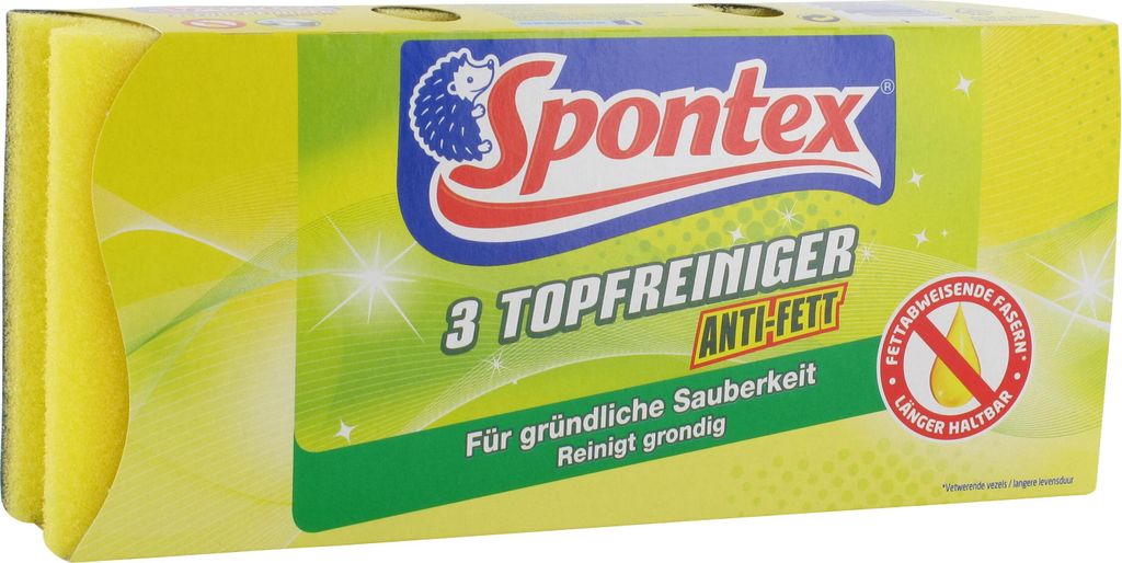 Spontex Topfreiniger Anti-Fett 3er Pack Produktbild 