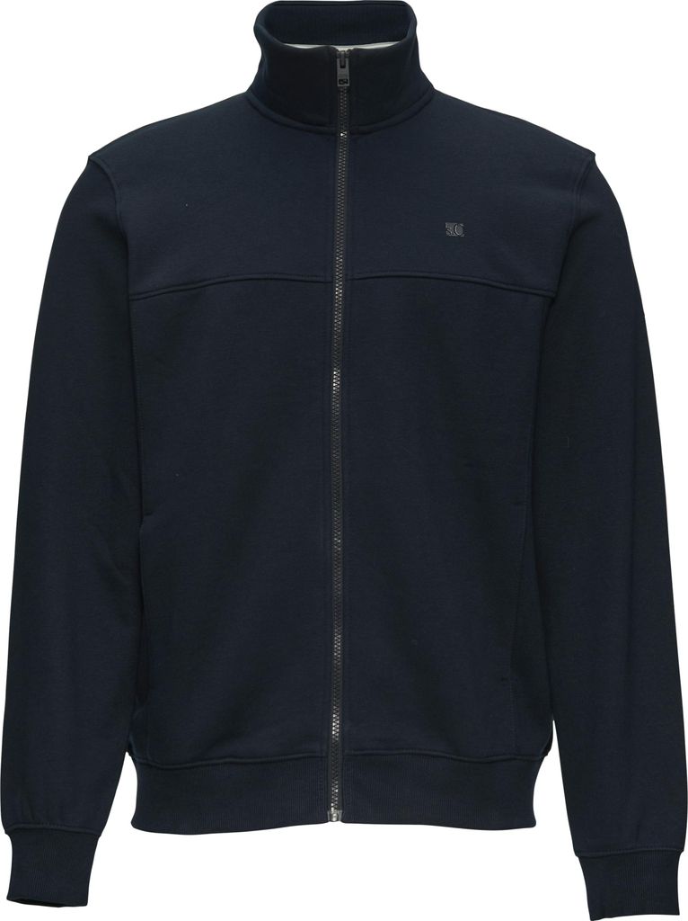 s.Oliver Basic Sweatjacke Angenehm weiche Sweatqualität, Stehkragen und Reißverschluss, Sportlich lässiger Alltagslook