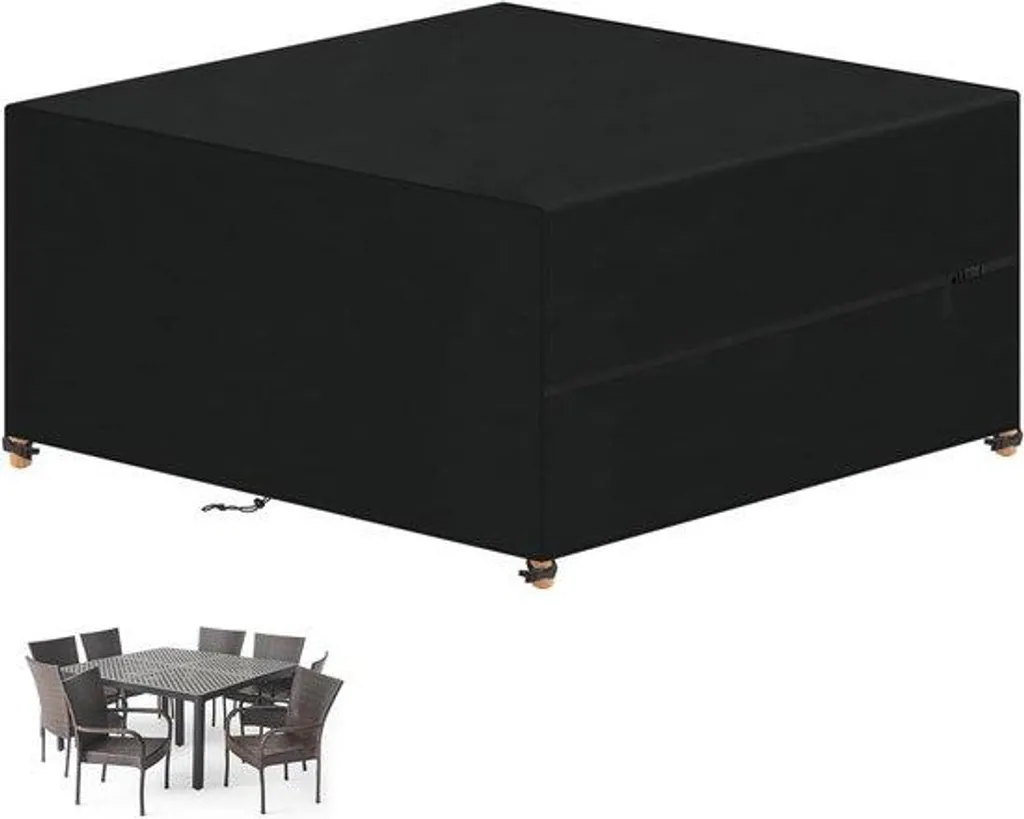 Protégez votre salon de jardin avec cette housse imperméable 220x220x85 cm