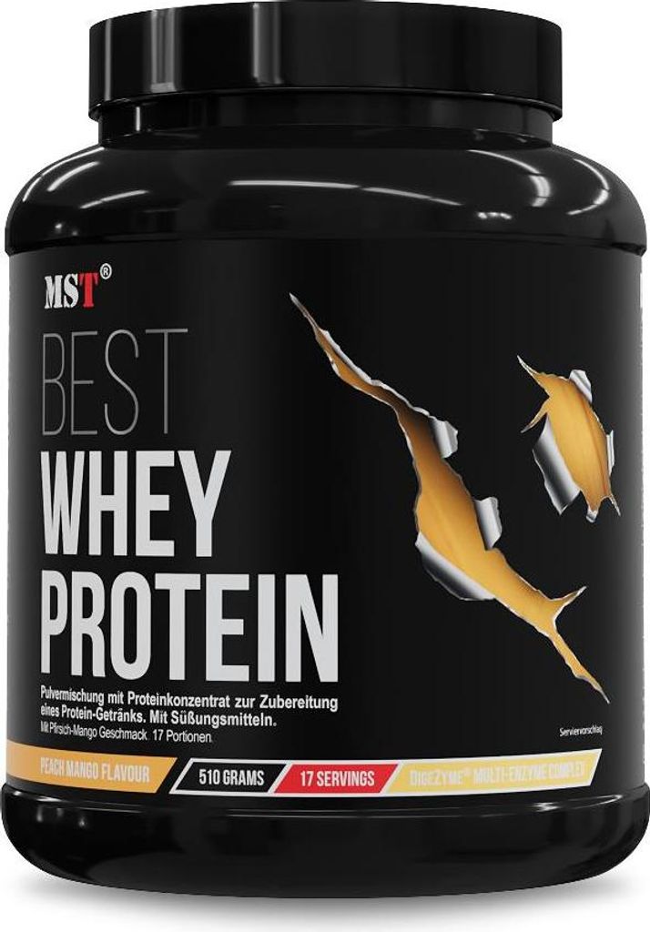 Protein Best Whey + Enzyme 510g Mango peach
