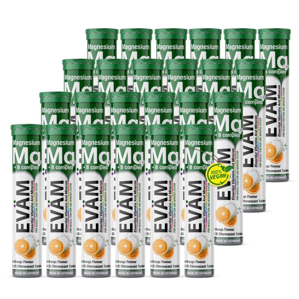 EVÄM EVÄM Magnesium + Vitamin B Complex C Brausetabletten Zitrone Brausetabletten