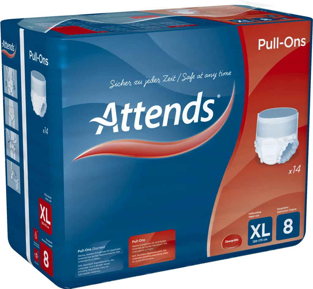 Attends Pull-Ons 8 XL 14 pz - 4