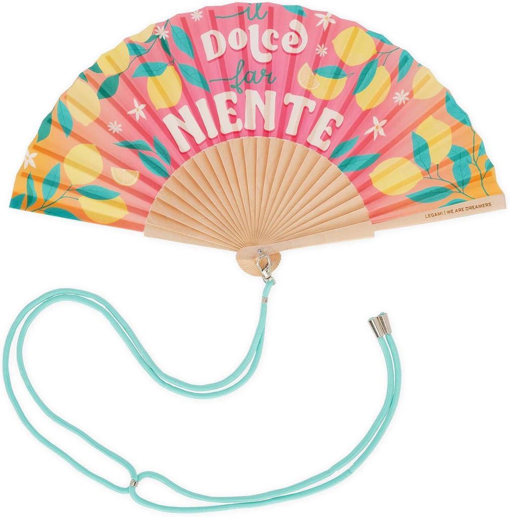 LEGAMI Faltfächer Il Dolce Far Niente Pink – Handfächer Produktbild 