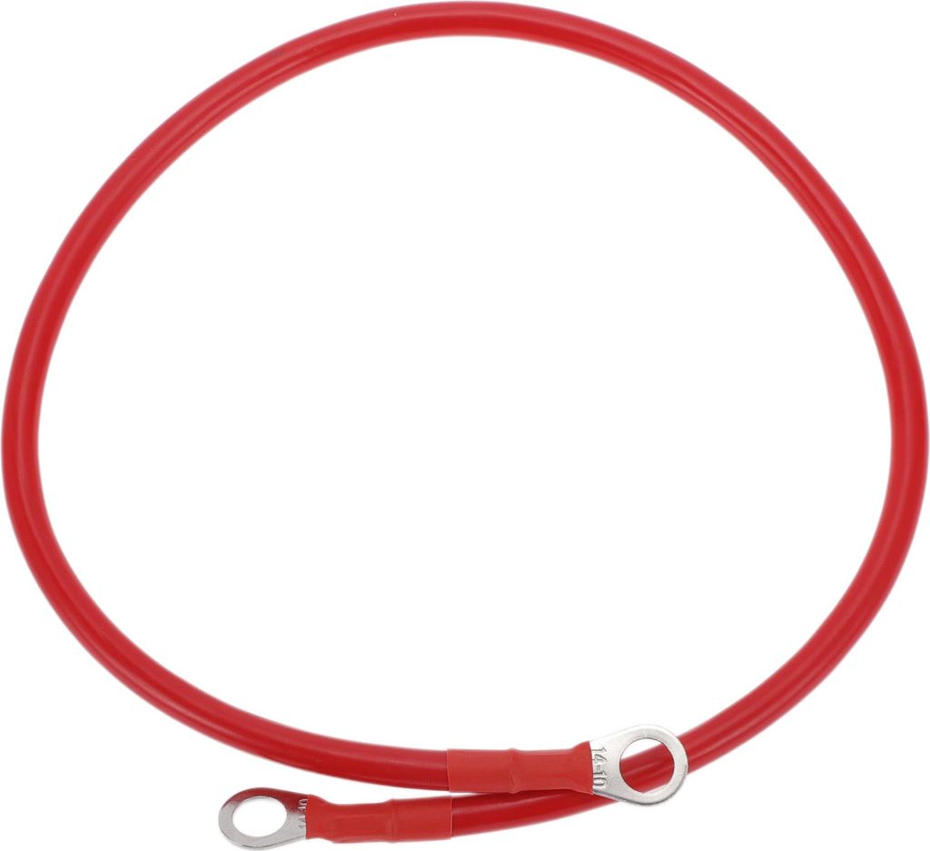1 Stk. Universal Batterie-Wechselrichter-Kabel 3/8" Lug 2FT Batteriekabel 6 AWG Gauge Rot Verzinntes Kupfer