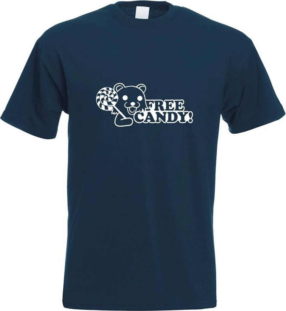 Kiwistar - T-Shirt - Navy - Pedobear Inside Motiv Bedruckt Funshirt Design Print - mit Motiv Bedruckt - Funshirt Design - Sport - Freizeit - Herren...