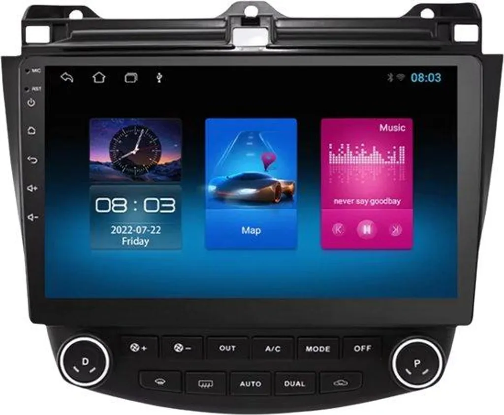Système Multimédia Android pour Honda Accord 7 - GPS et Bluetooth 16Go