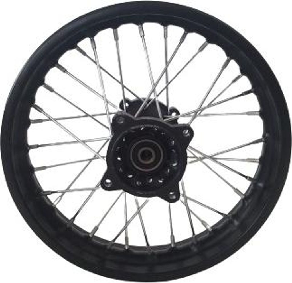 Dirtbike Stahlfelge Pitbike Rad Ersatzfelge 1,85 x 12 Zoll Produktbild 