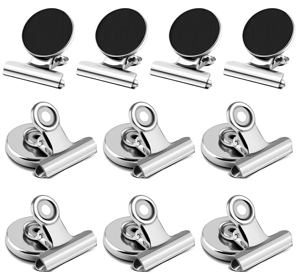 Pinces magnétiques puissantes anti-glisse pour frigo et école lot de 10