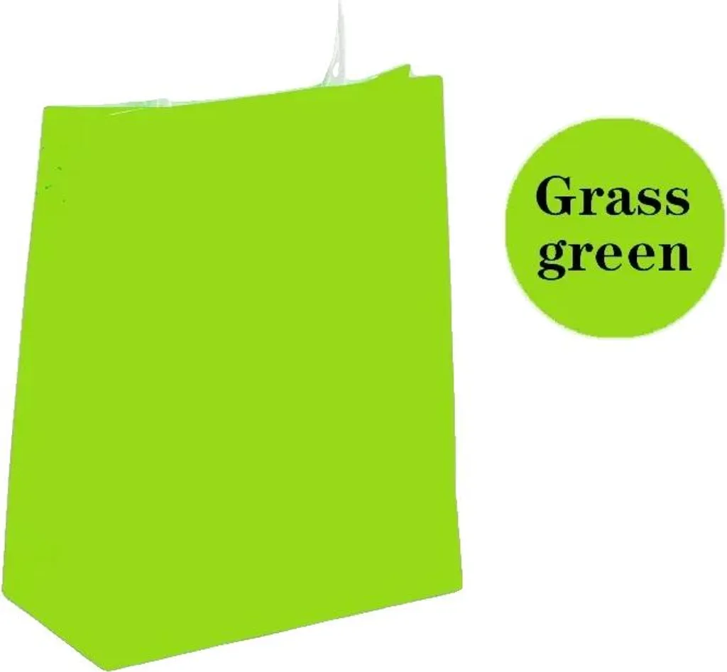 Buste Regalo Verdi in Carta Kraft 15x21 cm | 50 Pezzi Ultra Resistenti