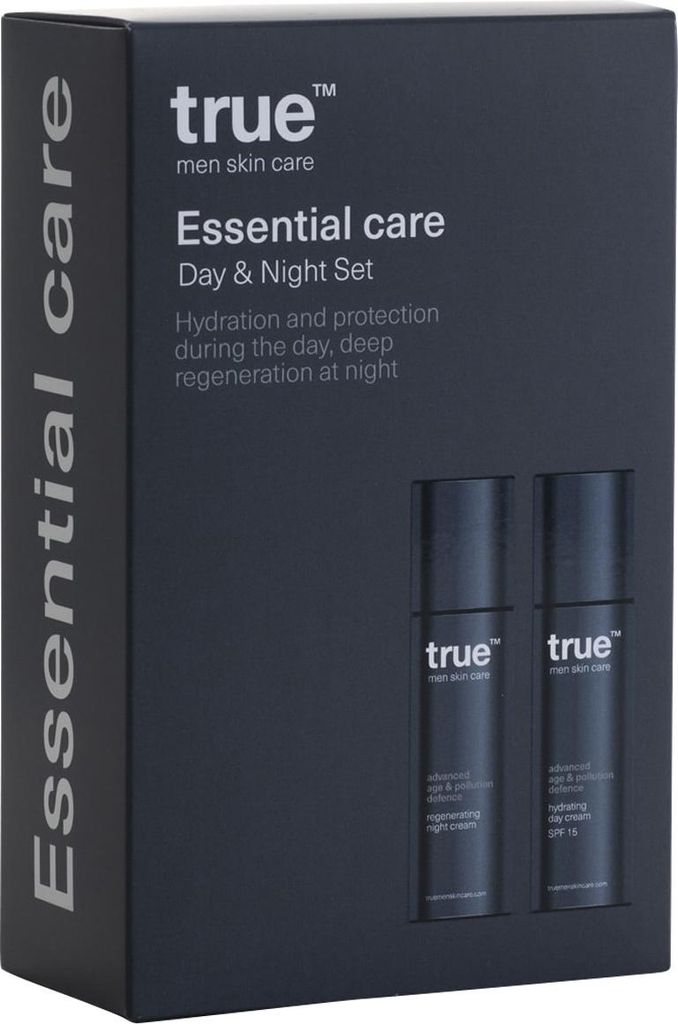 True Men Skin Care Day & Night Complete Skin Care Set