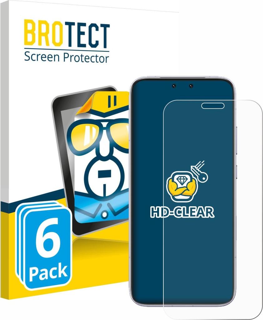 6x Für Honor Magic 8 RSR Porsche Design Schutzfolie BROTECT Displayschutz Display Schutz Folie Klar Transparent