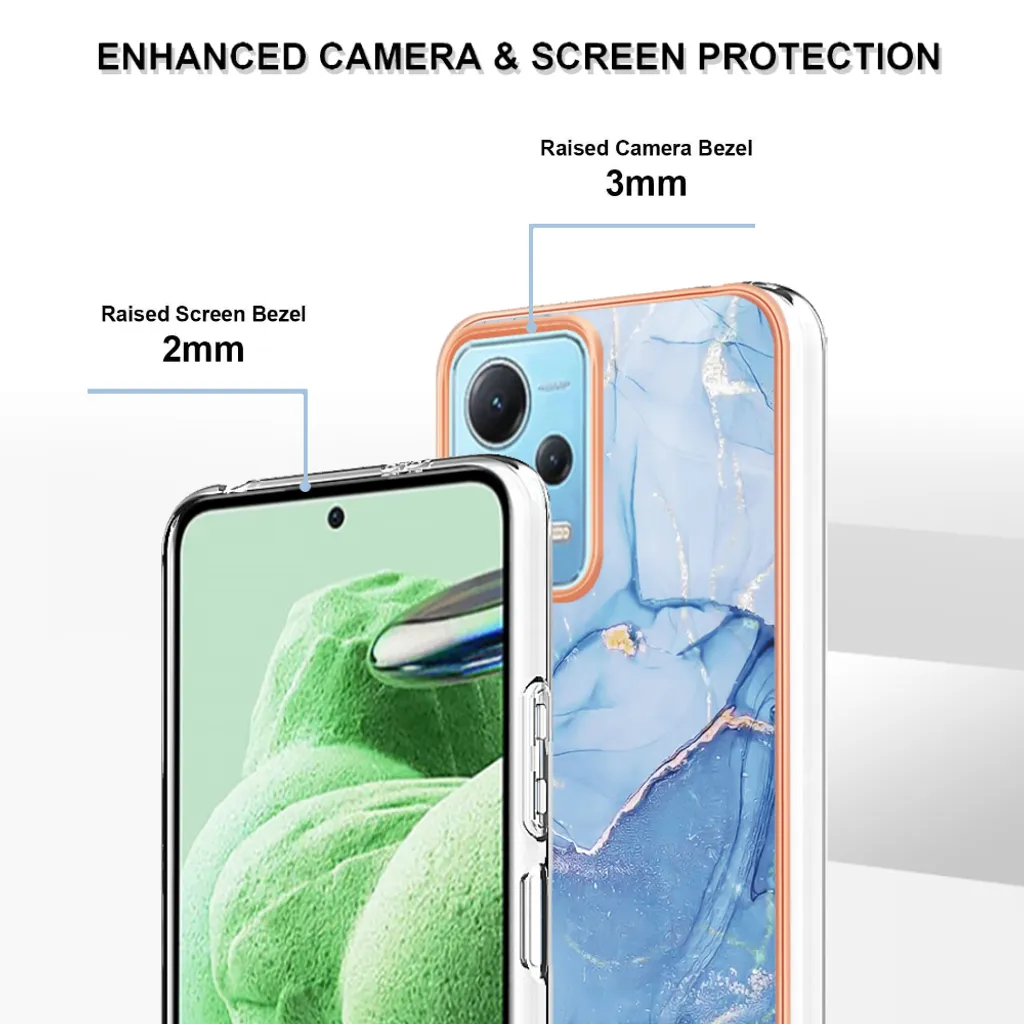 WBWONE Motivo di Stampa Dipinto Cover per Xiaomi Redmi Note 12 Pro 5G (Not for 4G) Case, Custodia in Morbida Silicone TPU Anti-Graffio Antiurto Protettiva Shell Bumper (A57