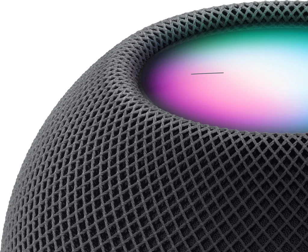 Apple HomePod mini Gris Minuit - Enceinte Connectée Siri avec Son à 360°