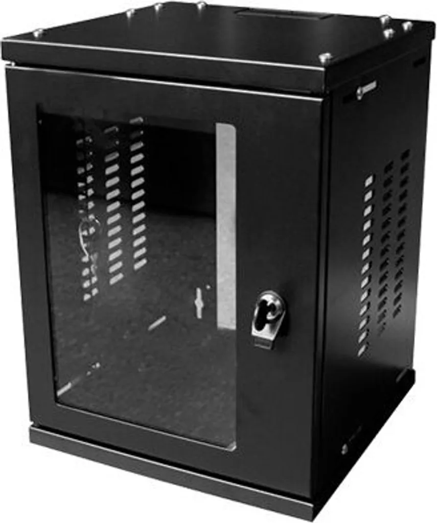 Baie de brassage murale 4U LogiLink W06Z33B armoire informatique SOHO