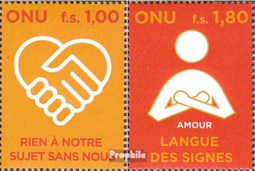 Briefmarken UNO - Genf 2008 Mi 600-601 (kompl.Ausg.) gestempelt Menschen mit Behinderung