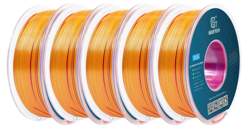 Recharge Filament Impression 3D Silk PLA Tricolore 1.75 mm 5 kg