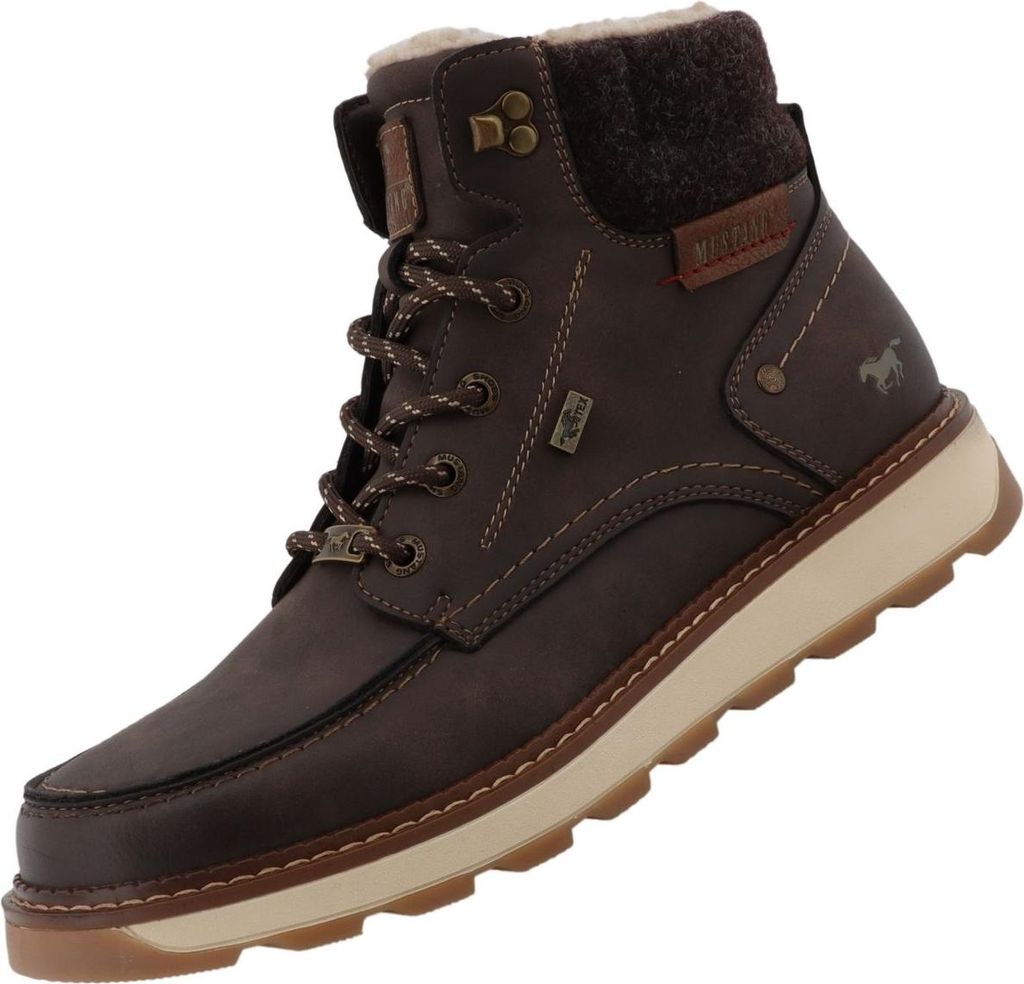 Mustang Herren TEX-Stiefel gefüttert Dunkelbraun
