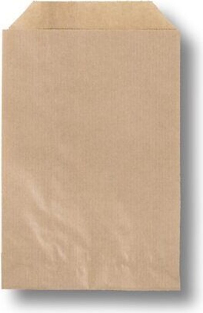 2000x Papierbeutel braun unbedruckt 220 x 320 + 20 mm 40 Produktbild 