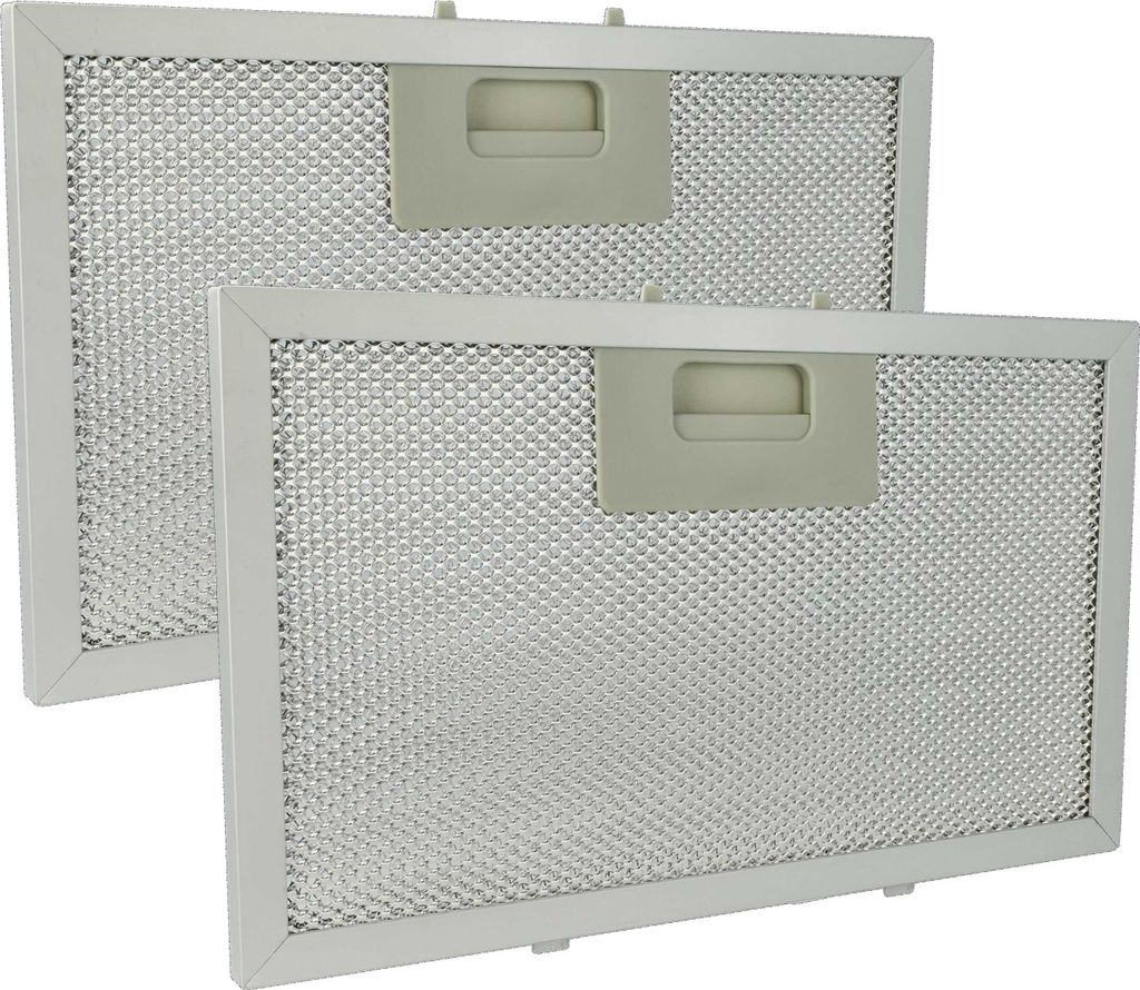 vhbw 2x Filter Metallfettfilter Ersatz für Klarstein 10034877 für Dunstabzugshaube, Aluminium, Aktivkohle