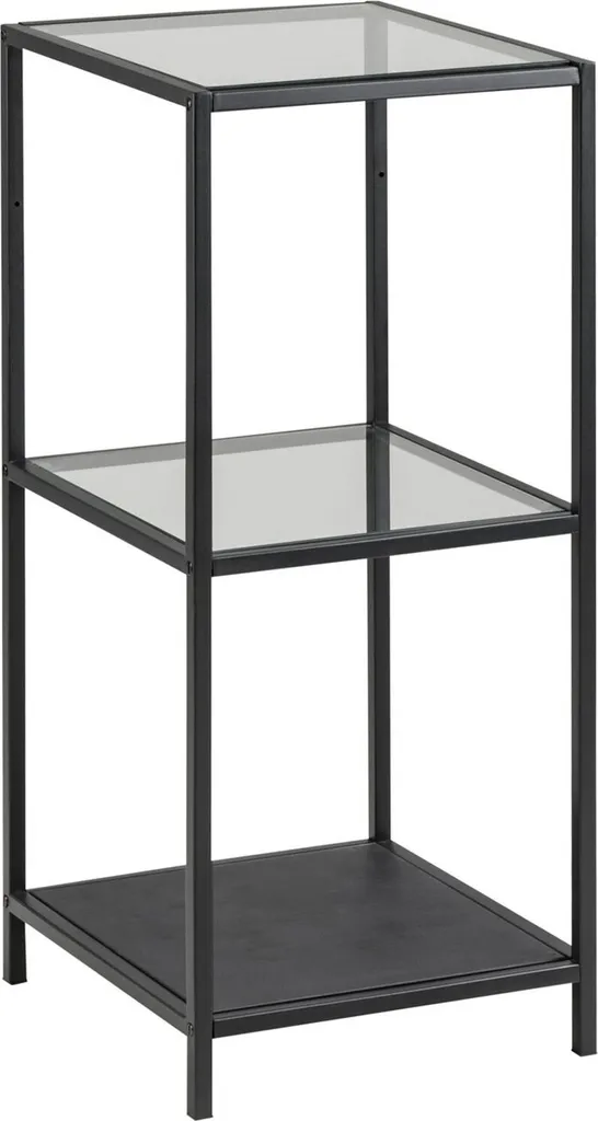 Gagner de l'Espace avec l'Étagère Sea Compacte en Verre et Métal Noir