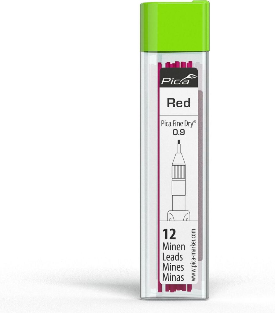 Pica Fine-Dry Minen-Set Rot 7031 Produktbild 