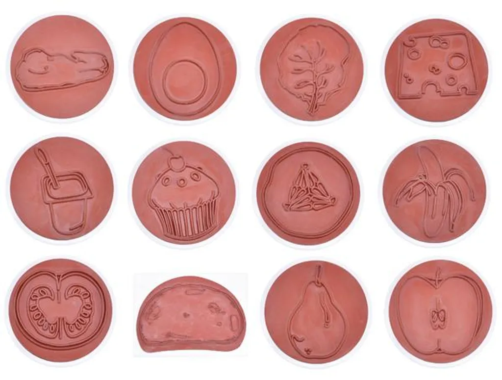 Tampons alimentaires Sunnysue Set de 12 pour décors nets et faciles