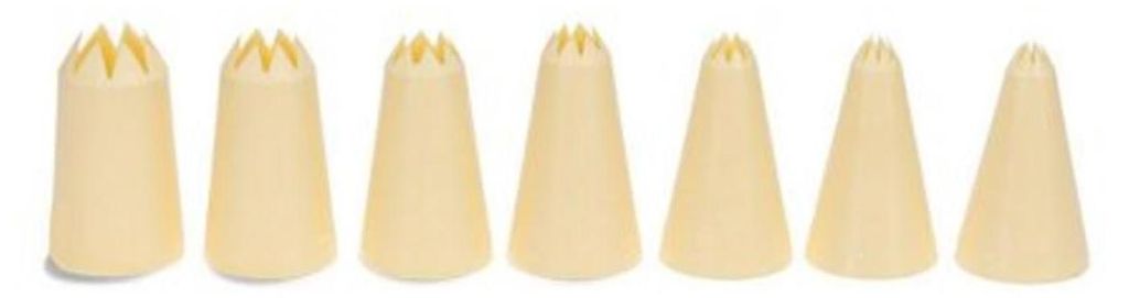 Patisse Spritztüllen-Set Papier 7-teilig | 3 Stück