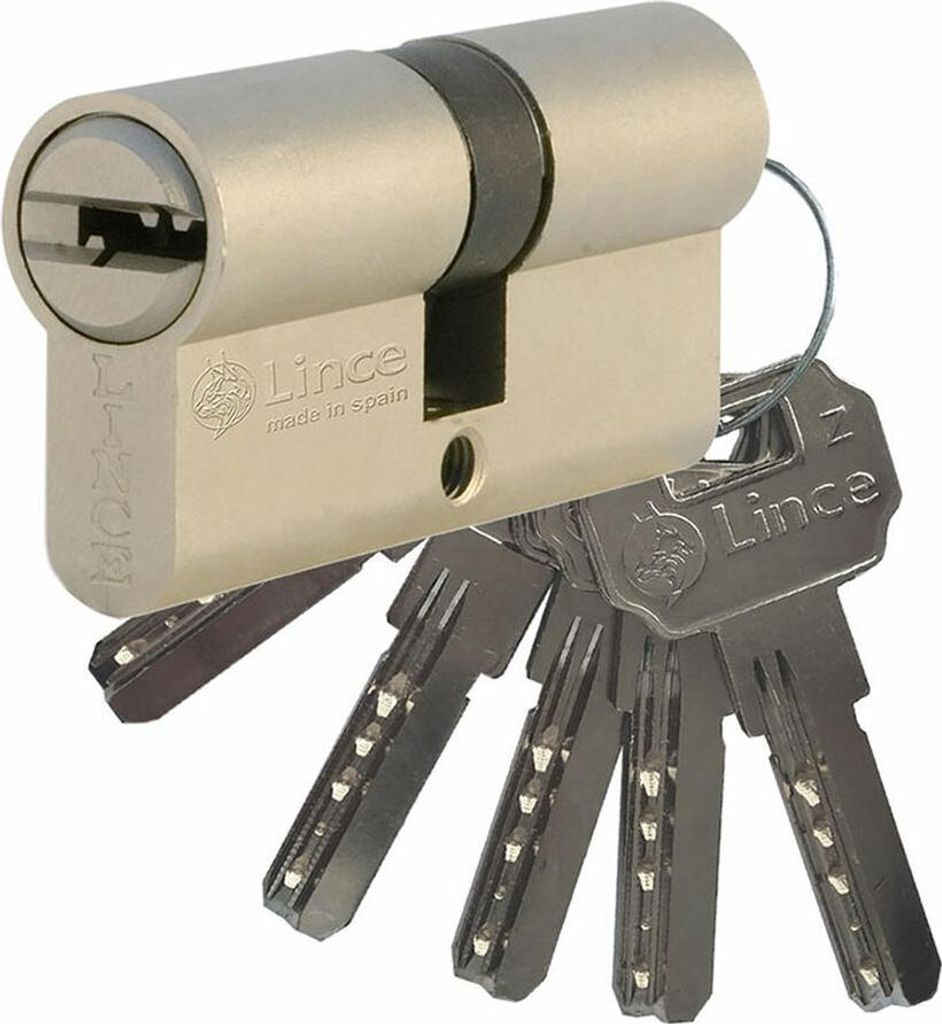 Lince C2-9c234032n Zylinder vernickelt Stahl kurze Nocken (72 mm)