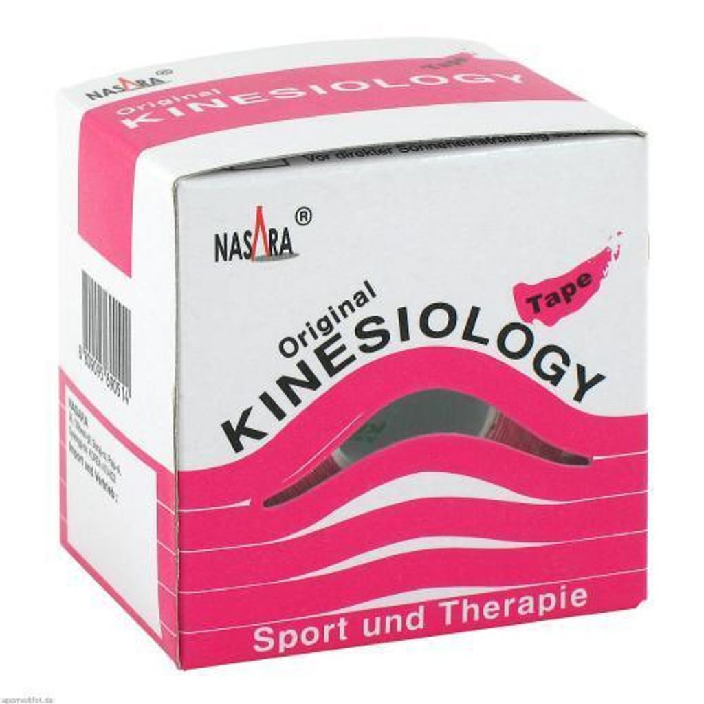 Nasara Kinesiotape 5 cmx5 m růžová 1 St Obrázek produktu 
