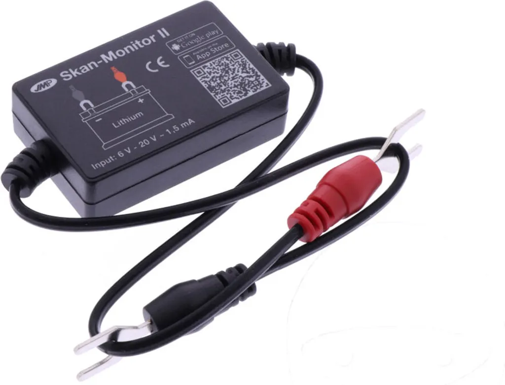 Moniteur de batterie Lithium JMP Skan Monitor 2 pour Moto et Voiture 12V