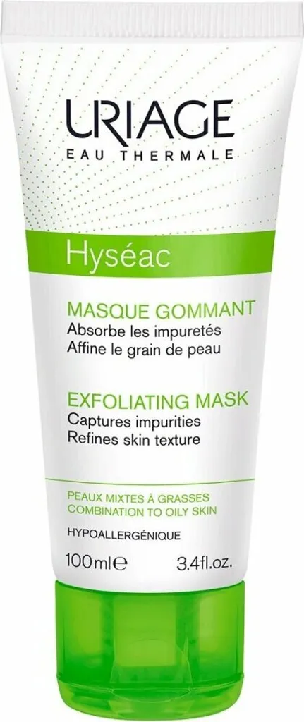 Uriage Hyséac Masque Exfoliant 100ml Soin Nettoyant Peaux Grasses