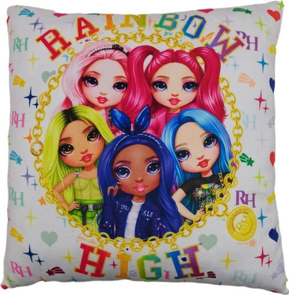 Rainbow High Dekokissen,Kuschelkissen,40x40 cm mit Bildmotiv