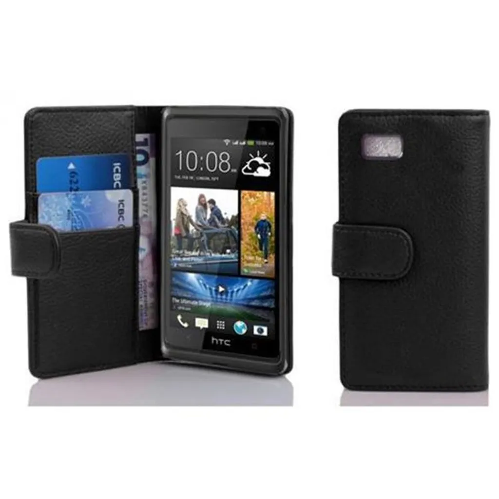 Custodia HTC Desire 600 Cadorabo Nero | Borsa Cellulare Protettiva