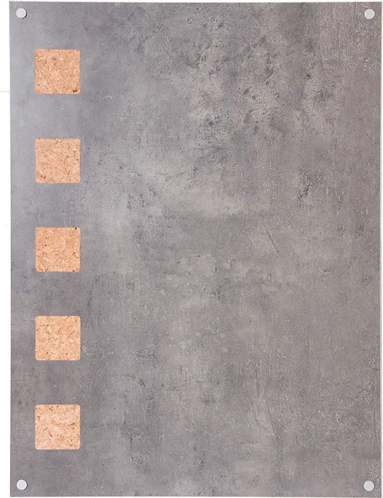 Tableau noir mural Gris Anthracite 38x58 cm pour mémo et cuisine