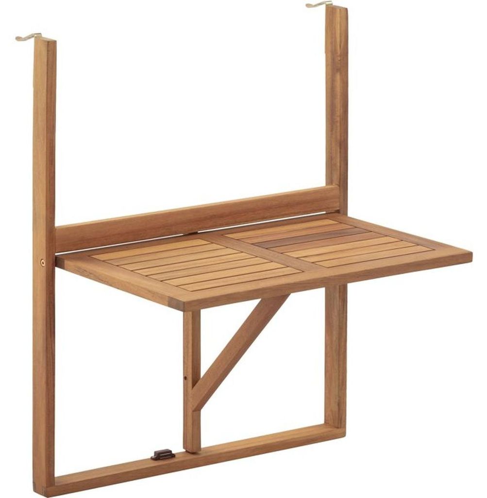 Tavolo da balcone pieghevole LILOU, realizzato in legno di Immagine del prodotto 
