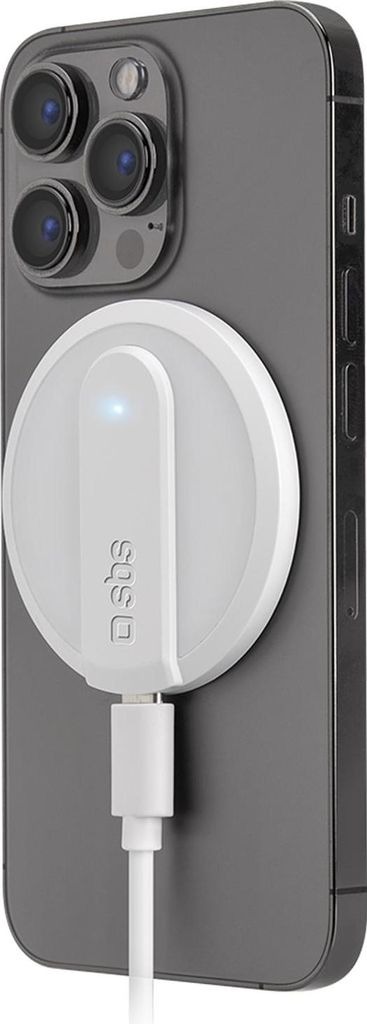 SBS Wireless Charger 10W MagSafe weiß