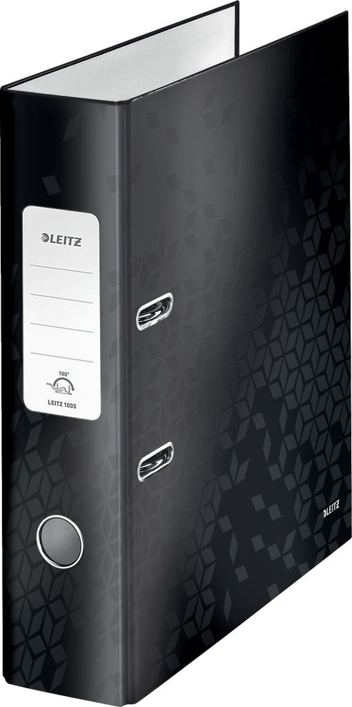 Leitz - Ordner Leitz Wow 180 ° Laminiert 85 mm A4 Schwarz | 1 Stück | 10 Stück