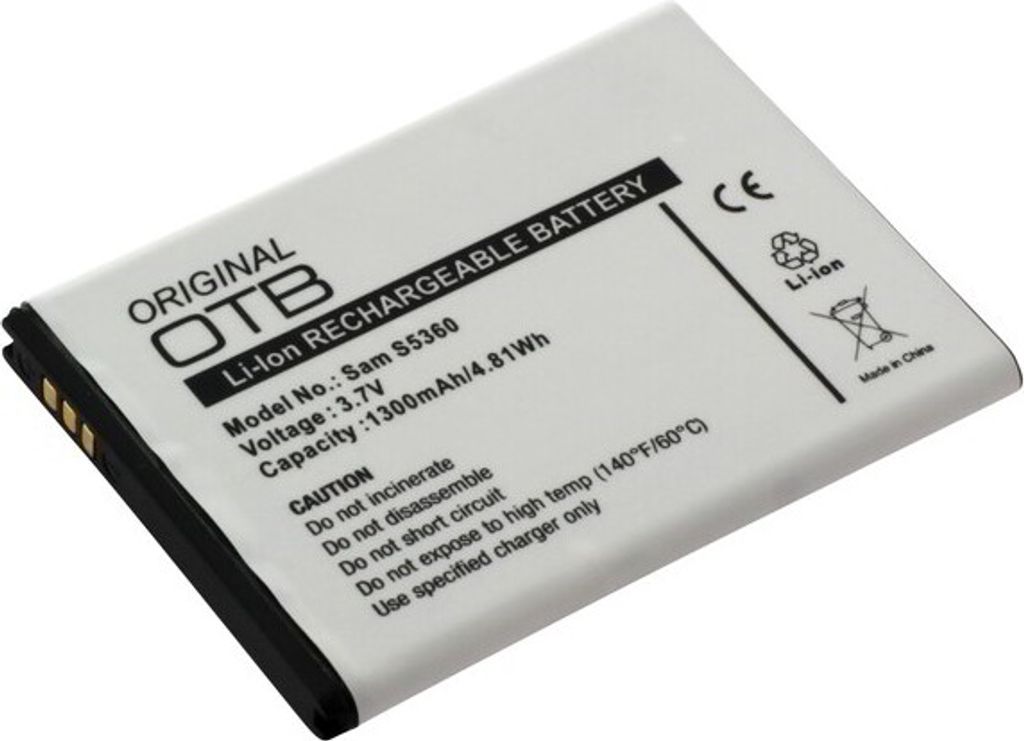 Akku für Samsung Galaxy Y S5360 Li-Ion Produktbild 