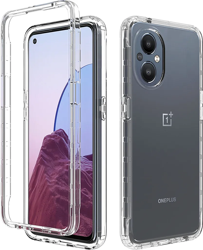 DOINK Cover Custodia per OnePlus Nord 2T, Case Armor PC+TPU Rugged